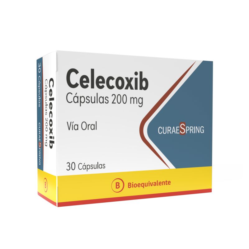 Celecoxib 200 mg x 30 capsulas CuraeSpring